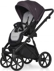 Детская коляска 2 в 1 Riko Nano Pro 05 Plum (бордовая кожа – бордовая ткань)